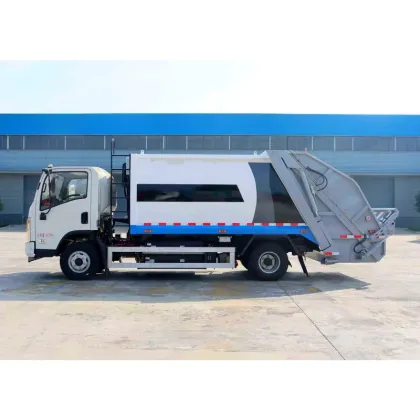 Dongfeng Huashen Electric Garbage Truck: 6-Square Meter Compressed Collection and Transfer
