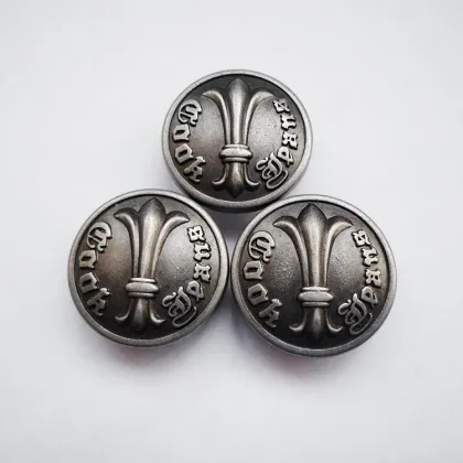 Western metal buttons