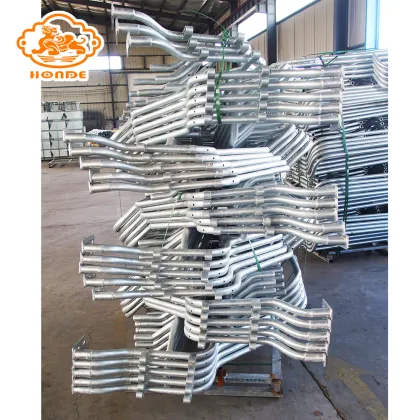 Galvanized double farrowing crate with loe prices