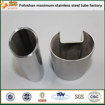 316 irregular slot stainless steel welded pipes