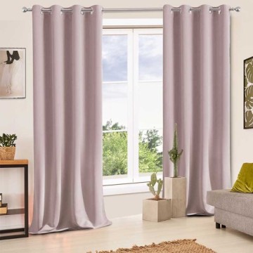 Silver Wave Line Printed blackout Curtains