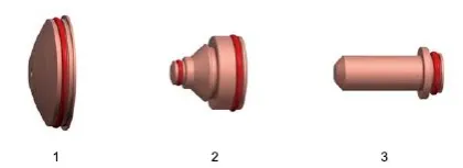 Plasma Consumables For KJELLBERG PERCUT 160/160i