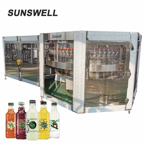 Autmatic Glass bottle refilling machine beer filling machine