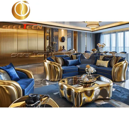 Modern U Shape Sofa Set for Luxurious Living Room Furniture