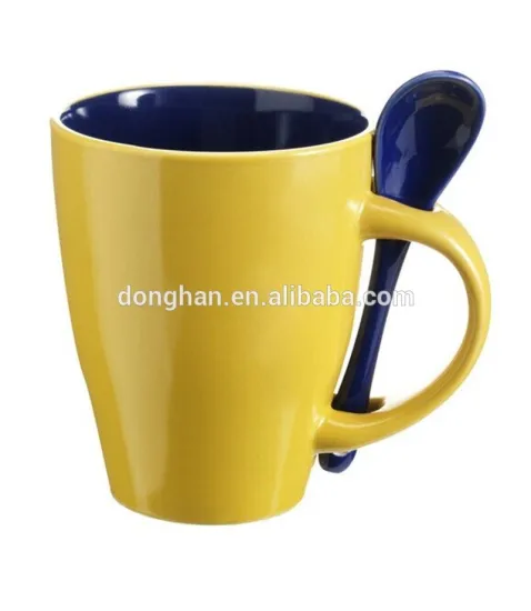 hot sale coffee mug with spoon