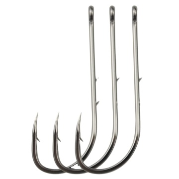 High Quality High Carbon Steel Single Hook Barbed Fish Hooks Made in China