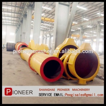 2015 world famous brand 1.2x12 rotary dryer/1.2x8 rotary dryer