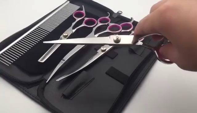 Professional Hair Cutting Tools Set with Black Case