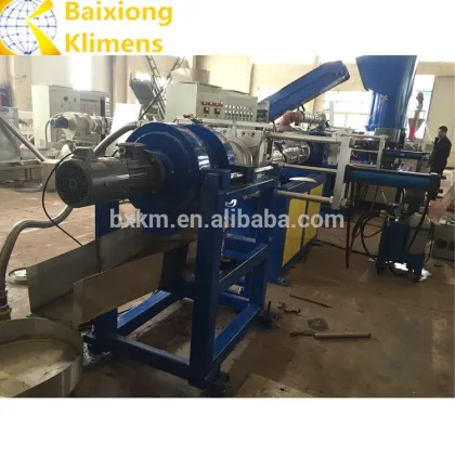 Baixiong Klimens PP PE bags films pelletizing line to make plastic pellets