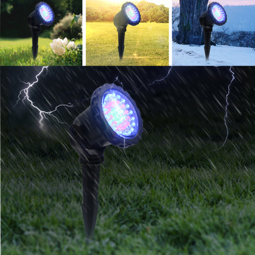 Spotlight a LED da giardino del laghetto paesaggistico con spike