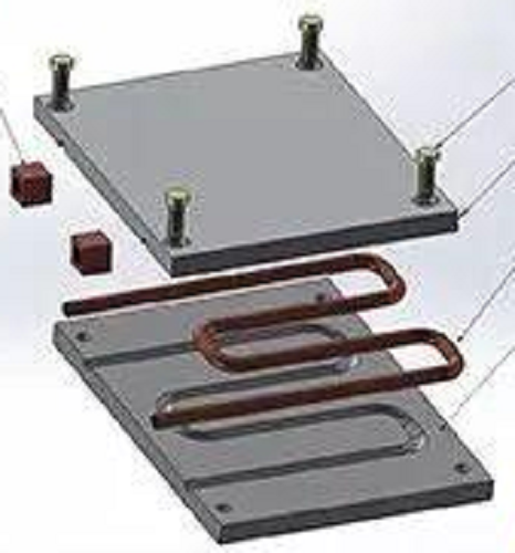 Intercambiador de calor del tubo de aluminio-cobre