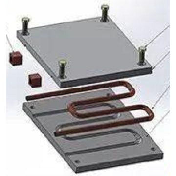 Intercambiador de calor del tubo de aluminio-cobre