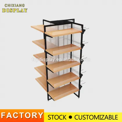 Hotsale miniso style mental display stand for supermarket