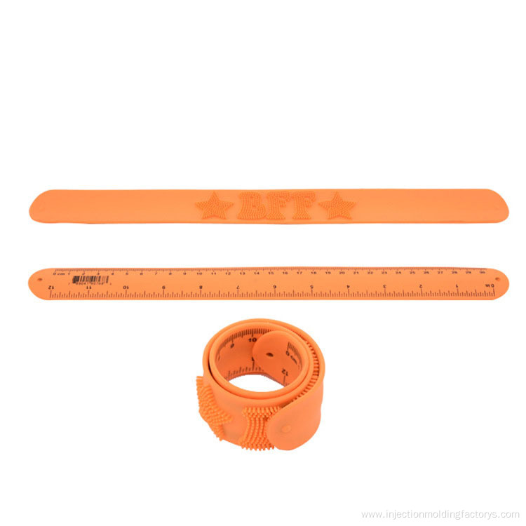 Custom Printing Silicone Blank Slap Bracelet