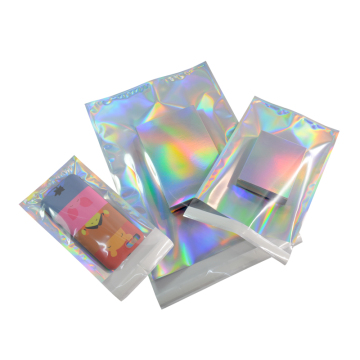 Holographic Metallic Aluminum Foil Glitter Poly Mailers for Shipping Envelopes and Packaging
