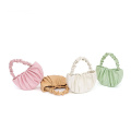 Bolsa feminina de couro de lamblur