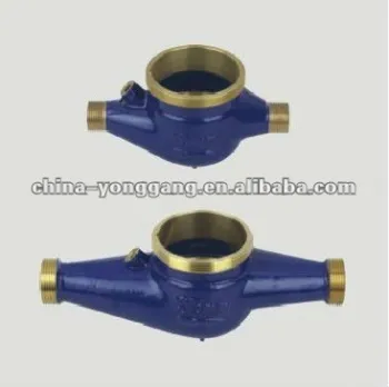 Multi jet water meter body
