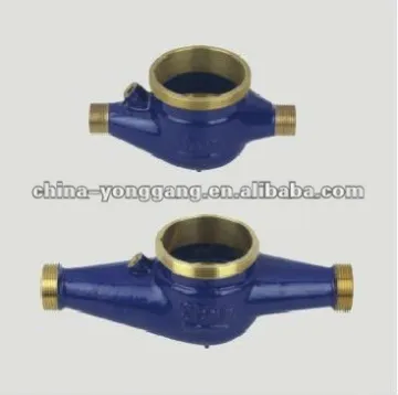 Multi jet water meter body