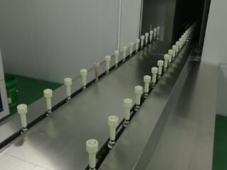 automatische Lackieranlage für Glasprodukte