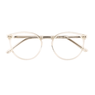 Korean Clear Optical Acetate Frame Eyewear Retro Round Glasses