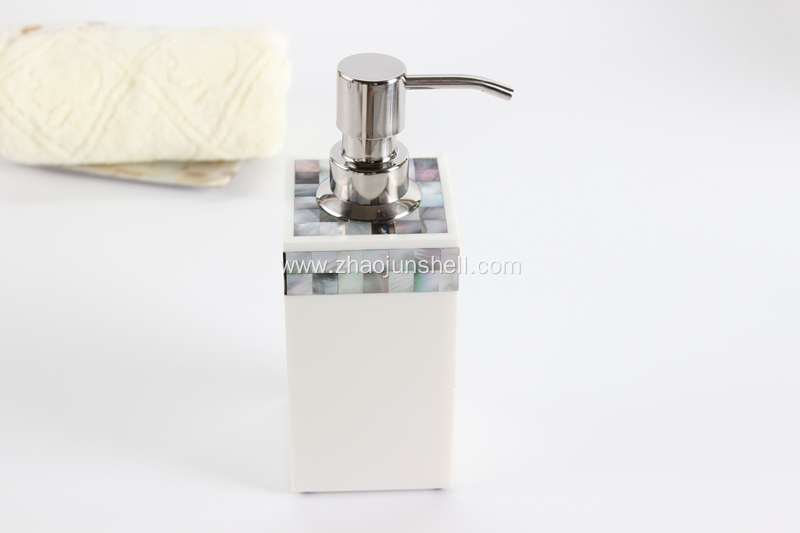 Black Mother of Pearl Resin Soap Pump