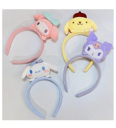 Korean Cute Cartoon Hair Hoop Doll Headband for Women and Girls