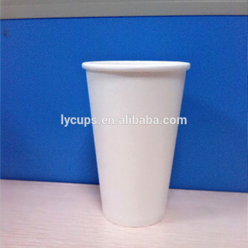 16oz unbleached paper cups ,paper coffee cups with lids
