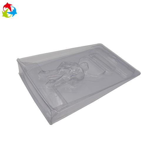 China Vacuum forming clear tri fold PET blister packaging Manufactory