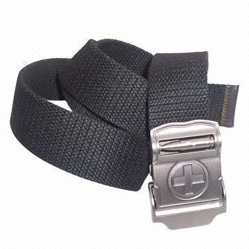 3.8cm Men's Belt, Made of Woven Webbing, for Men