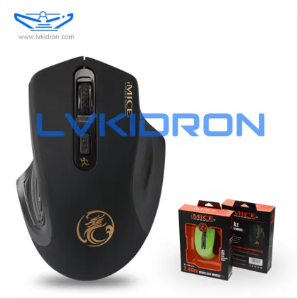 Gaming Mouse: G-1800 Silent Wireless Mouse - 10M Working Distance, Light Gaming Mouse for PC
