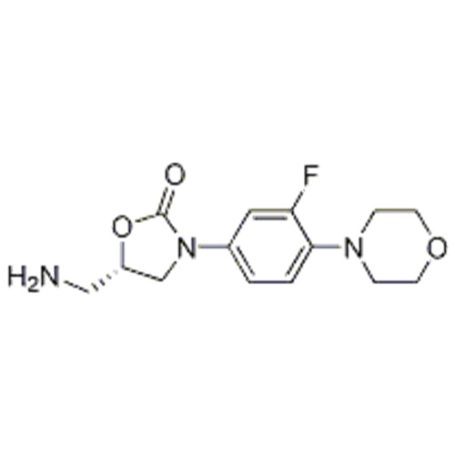 2-oxazolidinon, 5- (aminometyl) -3- [3-fluor-4- (4-morfolinyl) fenyl] - (57278852,5S) CAS 168828-90-8