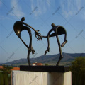 Large outdoor garden metal sculpture