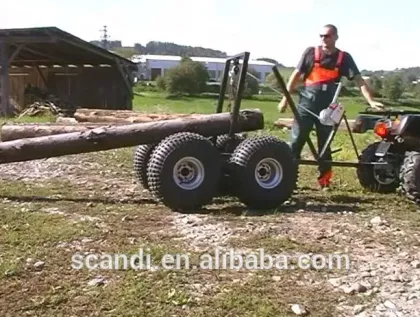 Professional Farm Trailer Manufacturer 4W-A06 Farm Trailer CE Certificate