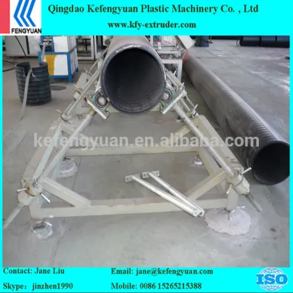 HDPE hollow wall winding drain pipe production line