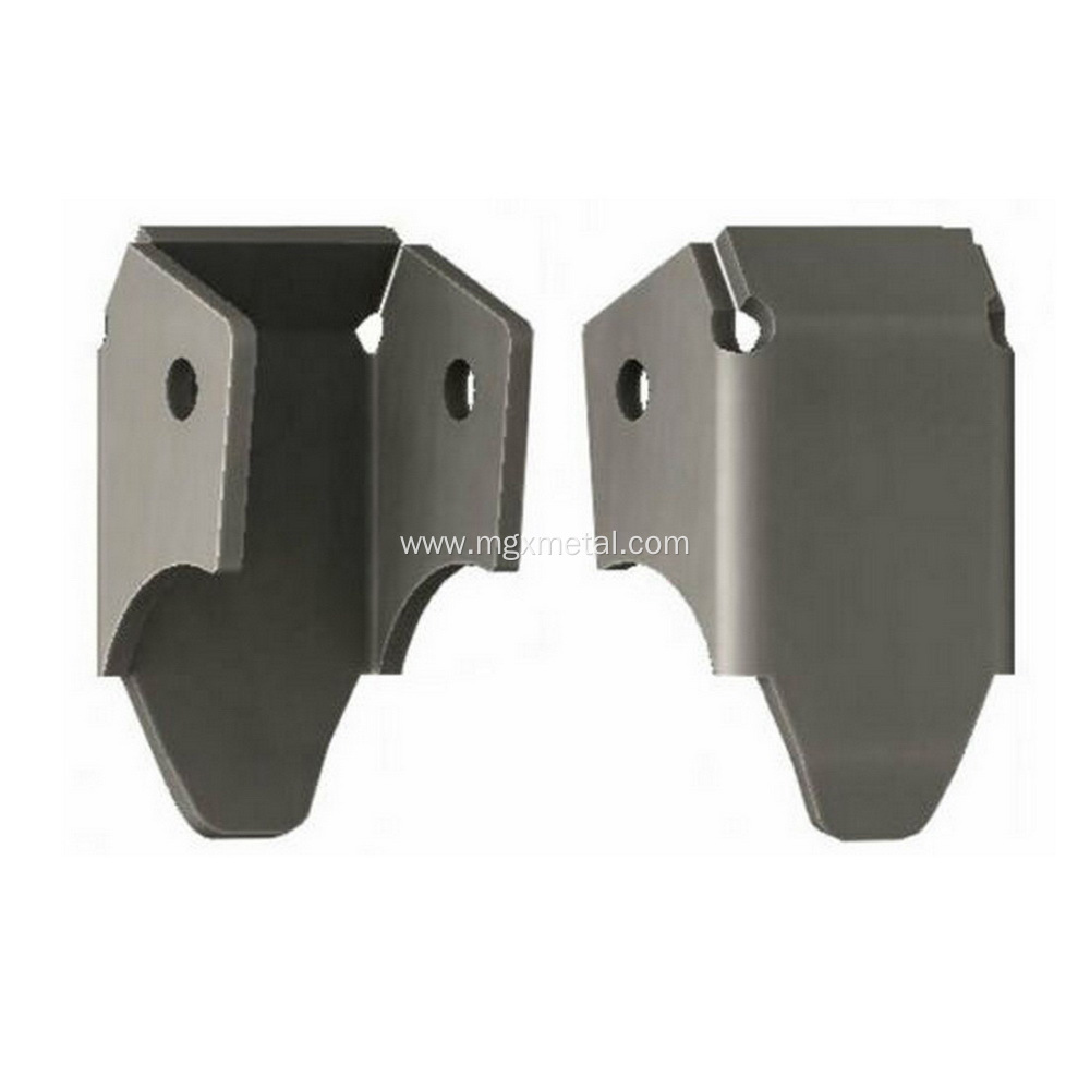 Powder Coated Gray Metal Tube Link Mount Brackets