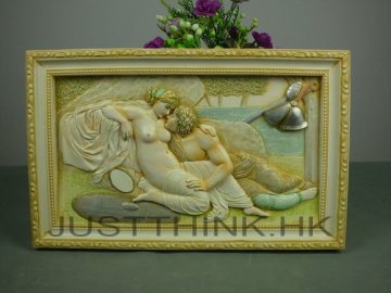 Custom made Artistic Resin Crafts / Decoration / Gift 3D Painting FZ-RC-1111