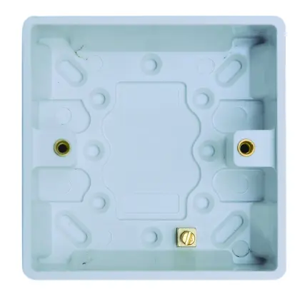 35MM 1 GANG PATTRESS BOX,WITHOUT E TERMINAL