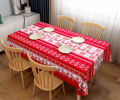 Chiếc khăn trải bàn không thấm nước theo phong cách Giáng sinh phổ biến