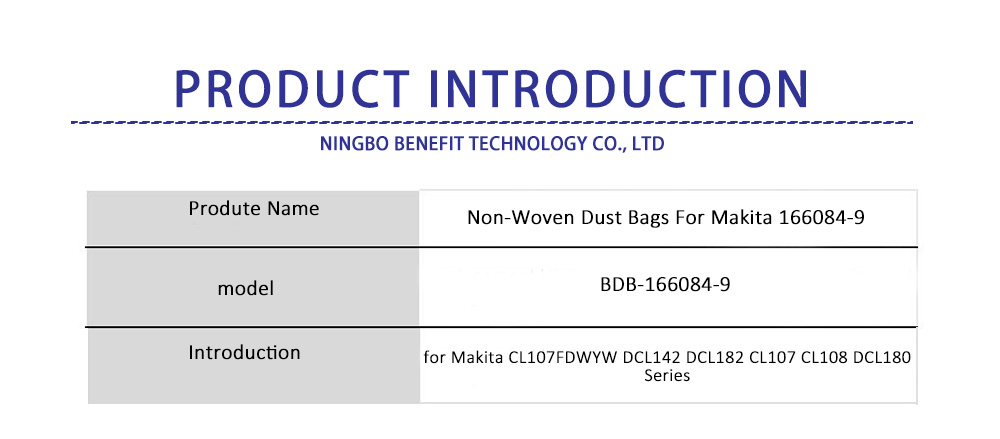 Dust bag-bg