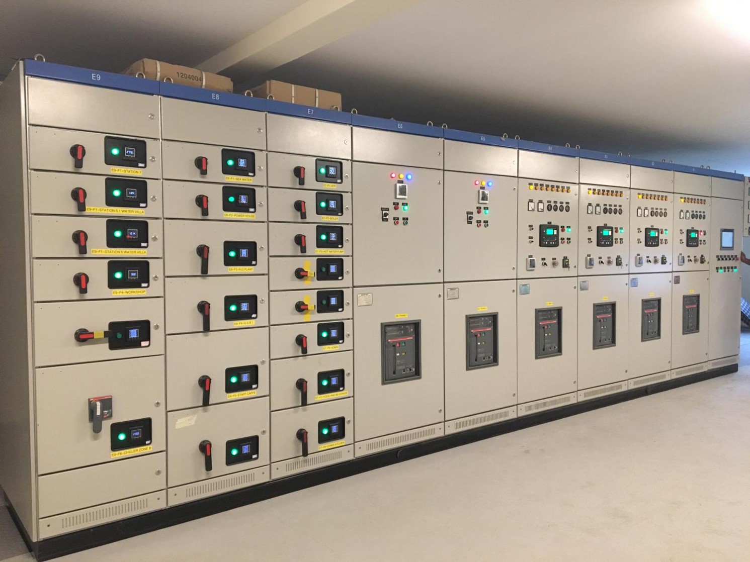 generator set project site