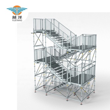 Outdoor Iron Ringlock Scaffolding Stair for Playground