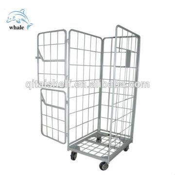 Folding storage steel heavy duty cargo push cart