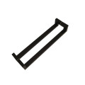 Black door Rectangular Offset Pull handle