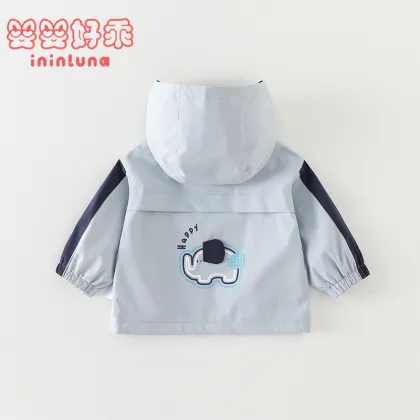 Hooded Boys Windproof Streetwear Jacket