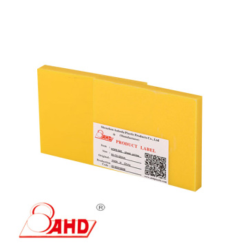 Red Color and Yellow Color HDPE Sheet