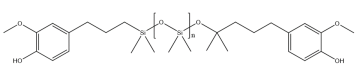 α,ω-Bis (2-methoxy-4-propylphenol ) polydimethylsiloxane