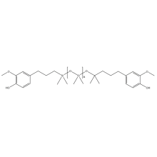 α ، ω-Bis (2-methoxy-4-propylphenol) polydimethylsiloxane