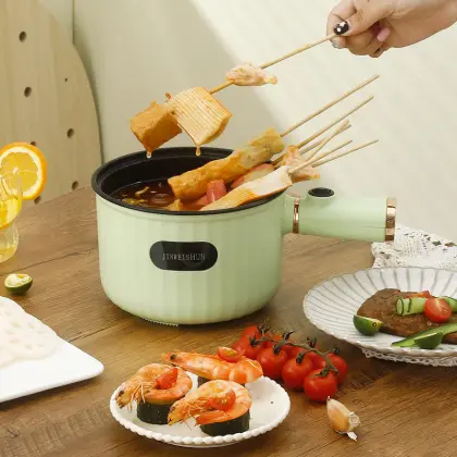 Portable Electric Crock Pot: Multi-Function Cooking Machine for Electric Hot Pot