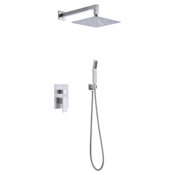 Brass 2-Way Shower Valve In Brush Nickel Finish