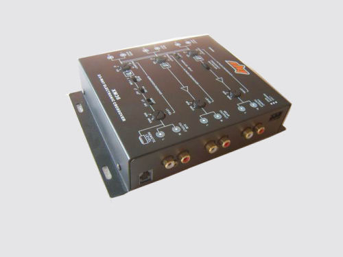 3 Way Car Audio Equalizer Crossover With Remote Control , 10-30khz